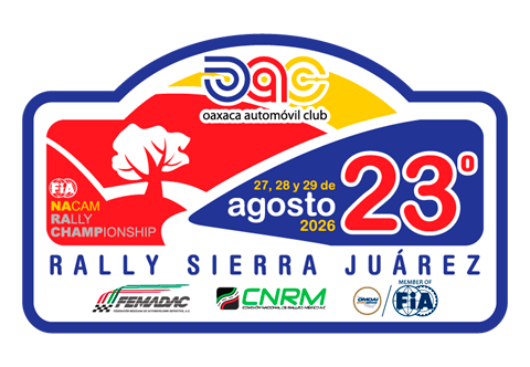 FIA NACAM XXIII RALLY SIERRA JUAREZ 2026